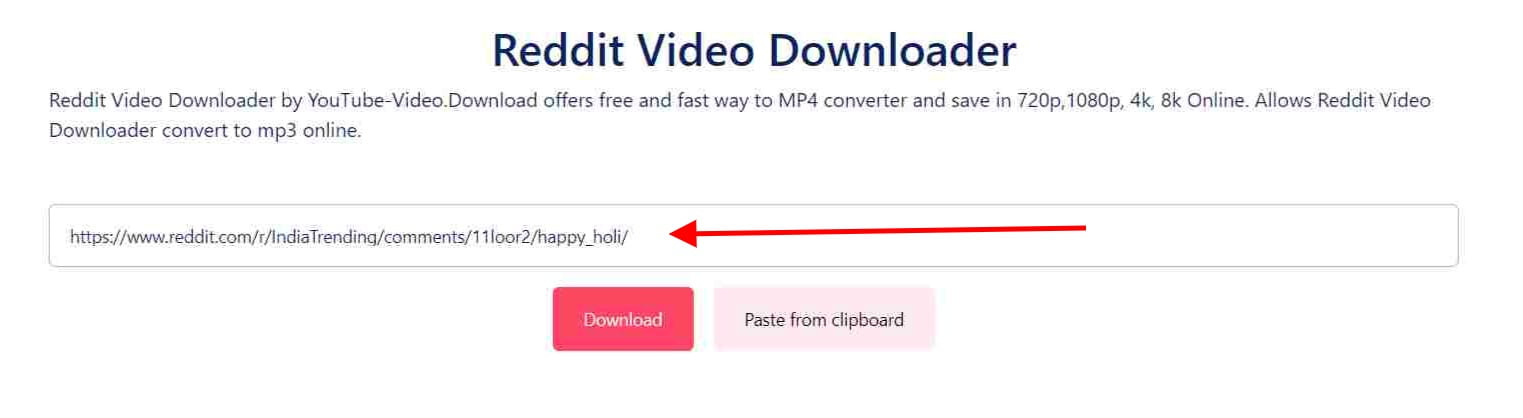 Descargador de vídeos de Reddit